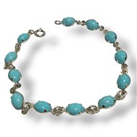 Pulsera Mandile 1922 Mujer Pietre e perle in Plata Pasta di turchese 2MBRT5